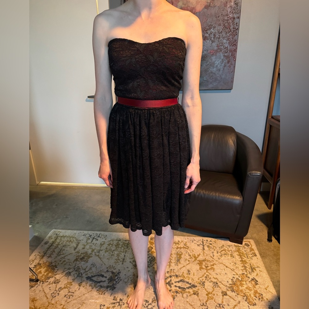 ModCloth strapless party dress